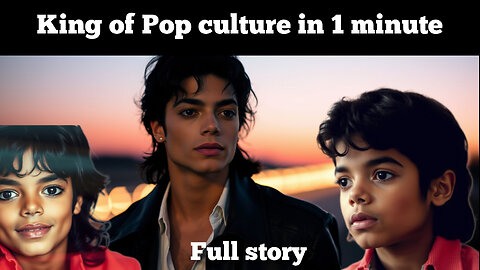 One minute Story of Michael Jackson | Pop Culture’s Biggest-Icon