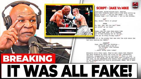 Mike Tyson Just EXPOSED The TRUTH Behind Jake Paul Fight!