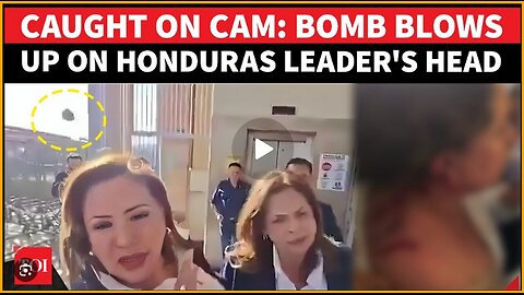 Shock Moment Grenade Hits Congresswoman, Explodes on Her Head Caught on Camera.......