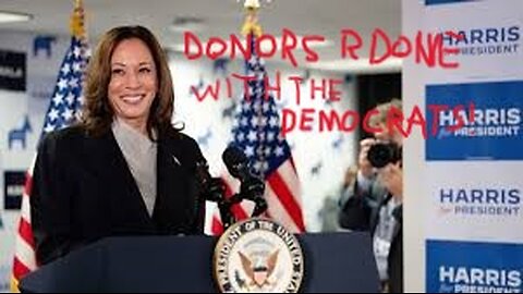 Donors R DONE with the democrats!