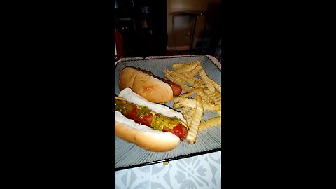 Eating Hebrew National Beef Franks, Dbn, MI, 11/3/25
