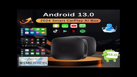 Android 13 Carplay Ai Box Wireless Android Auto Smart TV Box Car Review