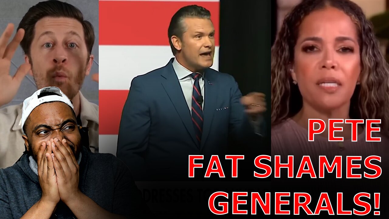 Liberals MELTDOWN Over Pete Hegseth FAT SHAMING Generals & Women To Their Faces During Speech!