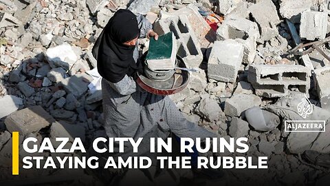 Palestinian mother vows to remain in destroyed Gaza home, appealing for aid and peace