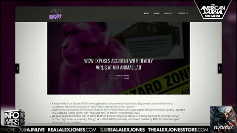 NIH Confirms Staffer Exposed to Deadly Pathogen at High-Risk Bio Lab