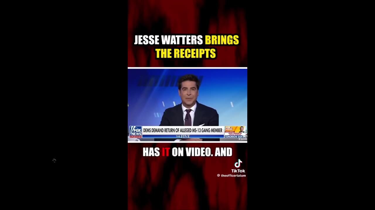 When Jesse Watters brings the receipts - slaps down Jessica on the Five