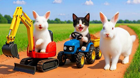 An Old Bicycle Injures the Bunny, Mama Rabbit Works Hard to Buy a New One 🐇🚲💔💖#rabbit #bunny