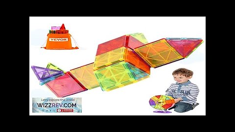 VEVOR Magnetic Tiles Magnetic Building Toy 121 PCS Magnet Blocks for Kids Review