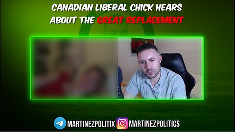 Canadian liberal chick UNPHASED about the Great Replacement