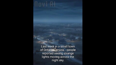 🔴 Strange Lights Over Canada | Mysterious UFO Sighting in Ontario