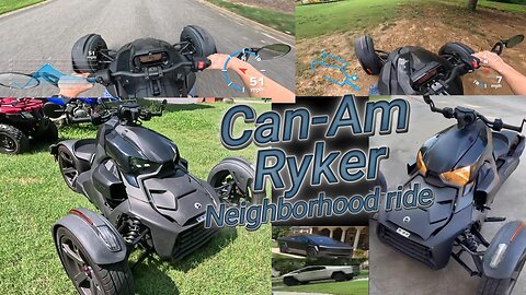 Riding a Ryker 600 through my neighborhood