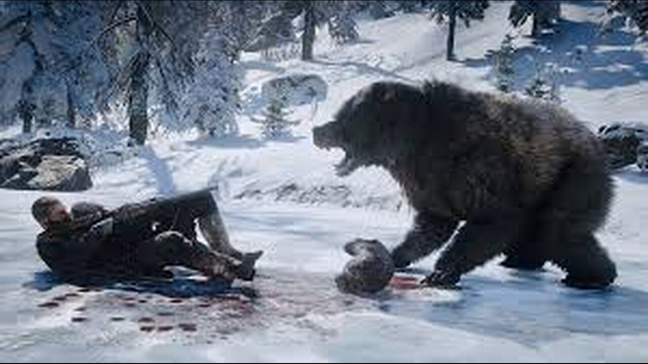 The most intense grizzly attack