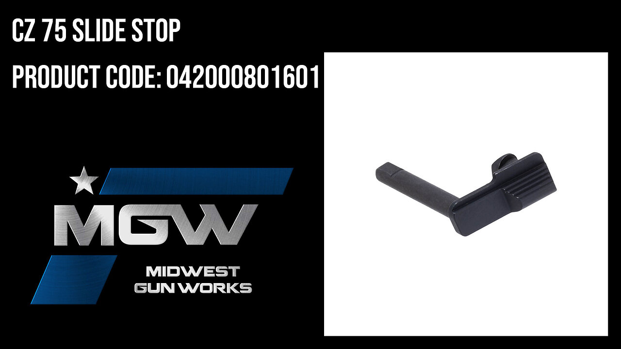 CZ 75 Slide Stop - 042000801601