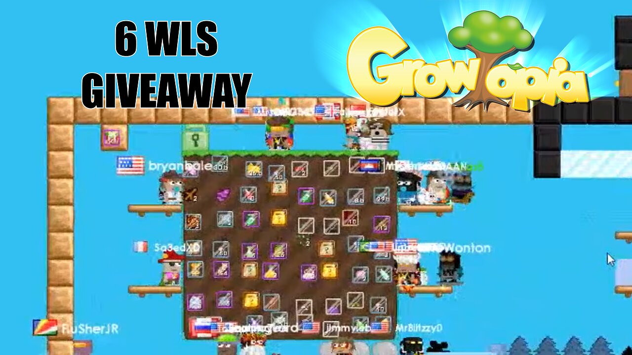 Giveaway of 6 World locks! Growtopia