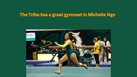 Michelle Ngo is making here mark with William and Mary gymnastics