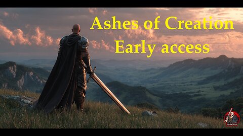 Ashes of Creation early access, lvl 17+ full adept Fighter gameplay. Phase 2 alpha sandbox mmo.