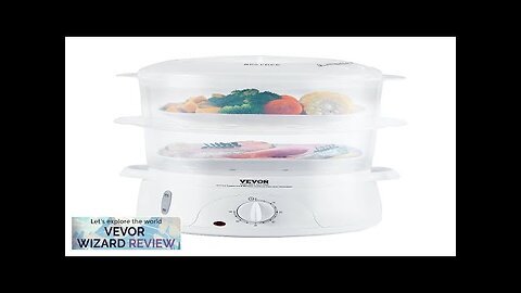 VEVOR Electric Food Steamer 7.4Qt/7L Electric Vegetable Steamer with 2-Tier Stackable Review