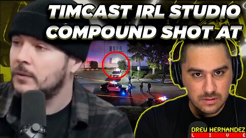 TIMCAST IRL STUDIO COMPOUND SHOT AT & TRUMP COMPLAINS ABOUT RINOS STALLING HIM