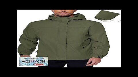 COOFANDY Men's Rain Jacket Waterproof With Hood Lightweight Packable Raincoat Windbreaker Review