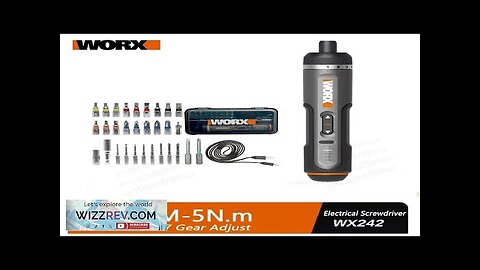 WORX WX242 4V Electrical Screwdriver Set Smart Cordless Electric Screwdrivers USB Review