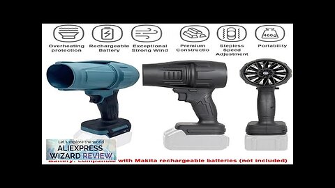 1000W High Power Turbo Fan 500g Thrust Violent Fan Stepless Speed Turbofan Review