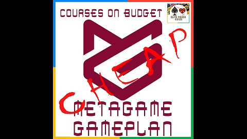 Metagame Poker Gameplan