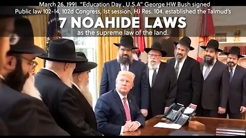 KABBALAH, TRUMP AND THE 7 JEWISH NOAHIDE LAWS OF LUCIFER'S CHILDREN ✡️