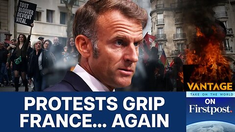Protests Erupt in France Again as Unions Strike Against Looming Budget Cuts | Vantage on Firstpost