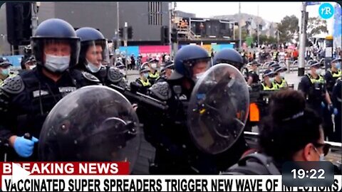 GESTAPO GOES WILD ON PROTESTERS - WOMEN AND CHILDREN SHOT IN THE FACE