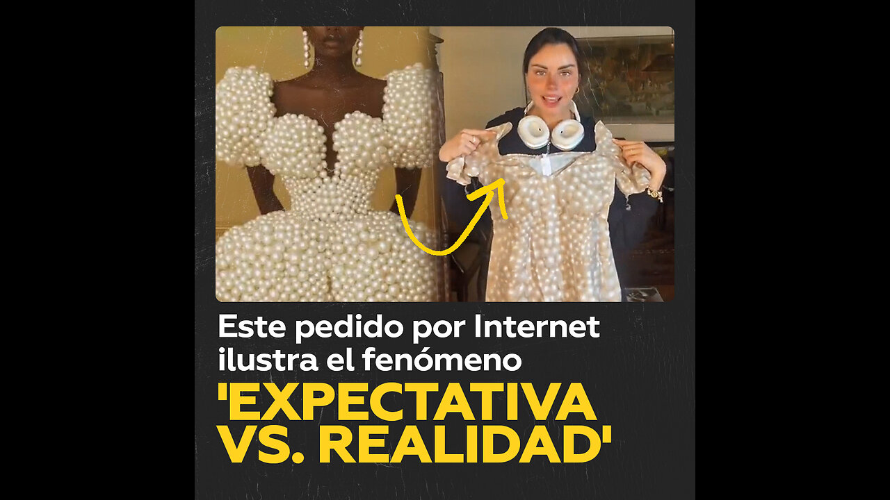 Compra vestidos ‘de gala’ por Internet y esto es lo que recibe