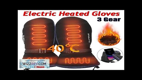 Electric Heated Gloves Motorcycle Winter Moto Heated Gloves Warm Waterproof Rechargeable Review