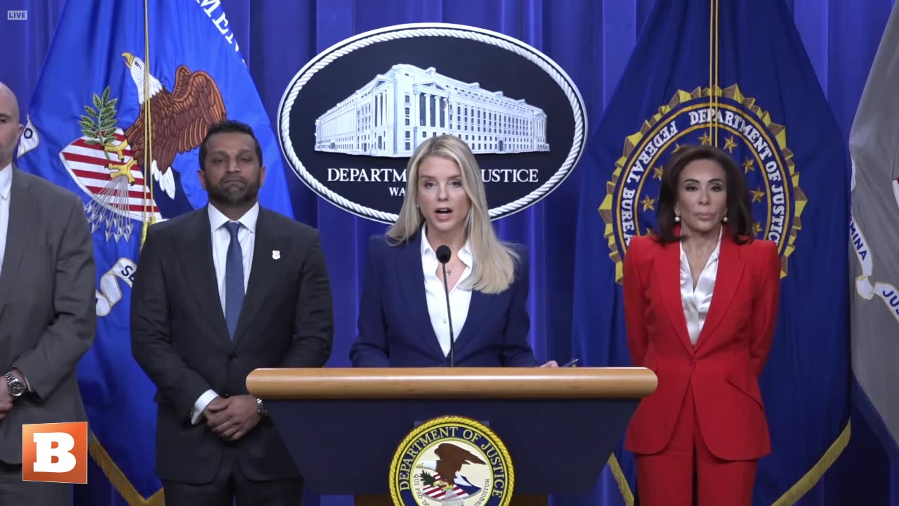 LIVE: AG Pam Bondi & FBI Dir. Kash Patel Hold Press Conference...