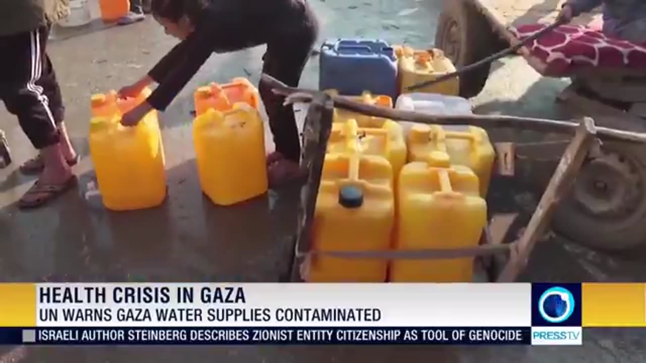 A UN report reveals alarming microbiological contamination in Gaza's water