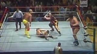 (1988.02.06) Hulk Hogan & Bam Bam Bigelow vs Andre The Giant & Ted Dibiase - WWF