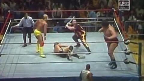 (1988.02.06) Hulk Hogan & Bam Bam Bigelow vs Andre The Giant & Ted Dibiase - WWF