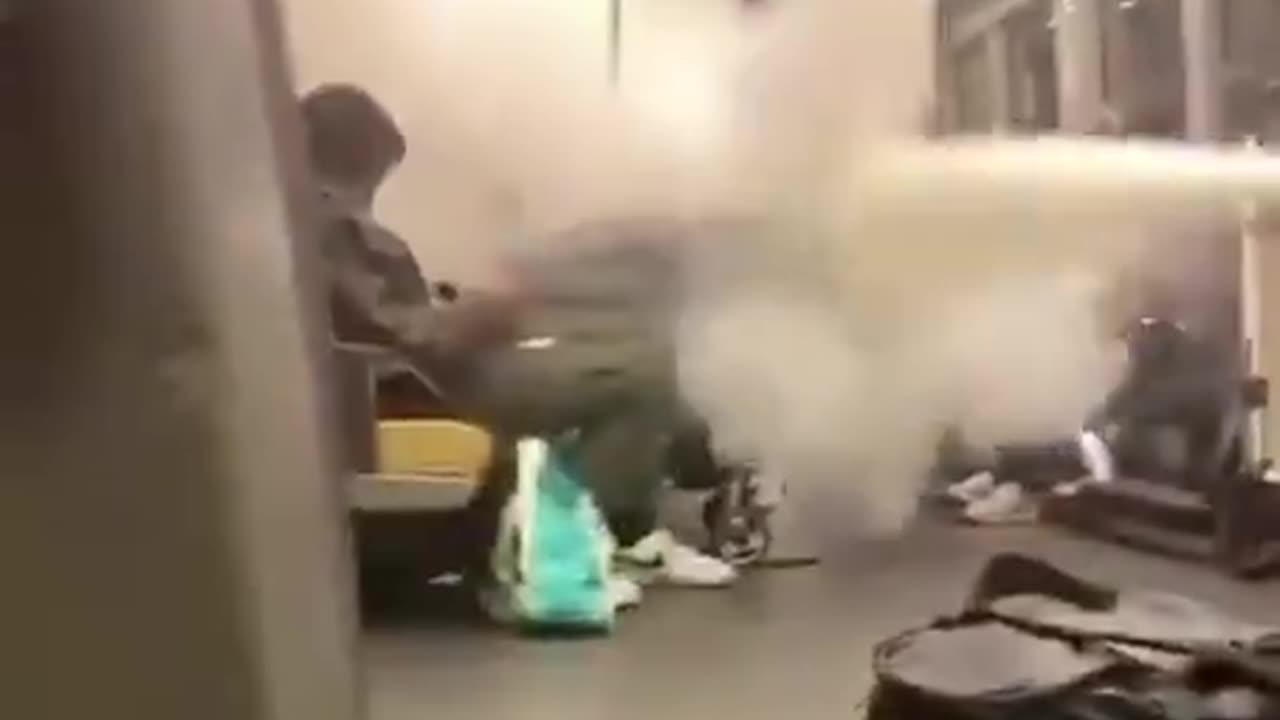 NYC Stopped Putting Fire Extinguishers On Their Subways Because Of NIGGERS Like This.mp4