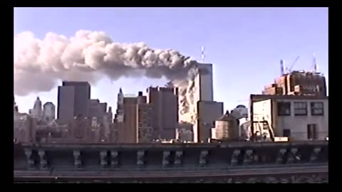 911 South Tower Demolition - From Rooftop New 2014 With Initiation Slow Motion