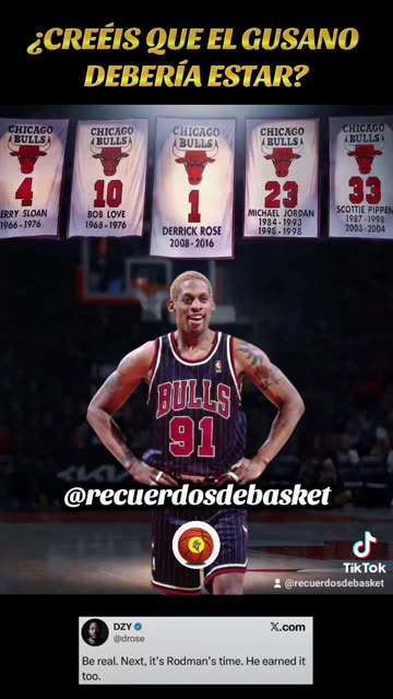 Opinamos sobre los números retirados en los Bulls ¿CREÉIS QUE EL GUSANO DE DEBERÍA ESTAR?