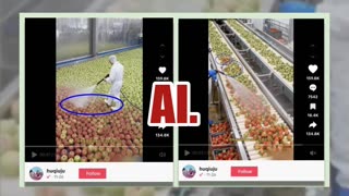 Fact Check: Video Of Vegetables, Fruits Being Spray-Painted In China Is NOT Real