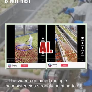 Fact Check: Video Of Vegetables, Fruits Being Spray-Painted In China Is NOT Real