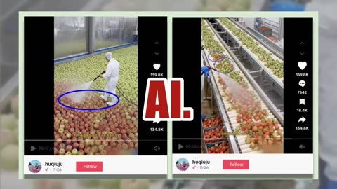 Fact Check: Video Of Vegetables, Fruits Being Spray-Painted In China Is NOT Real