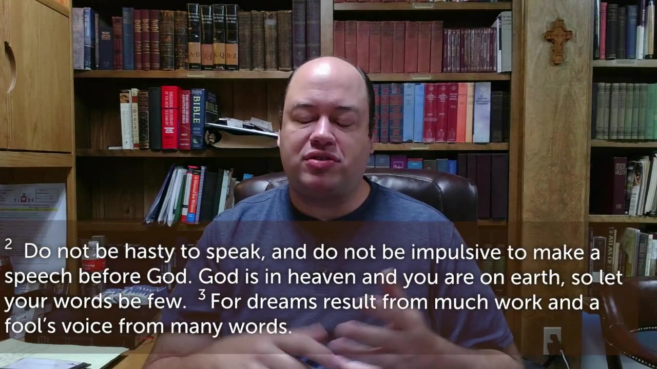Morning Focus - Ecclesiastes 5:1-7