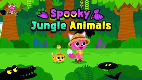 Spooky Jungle Animals | Animal Songs of Pinkfong Ninimo