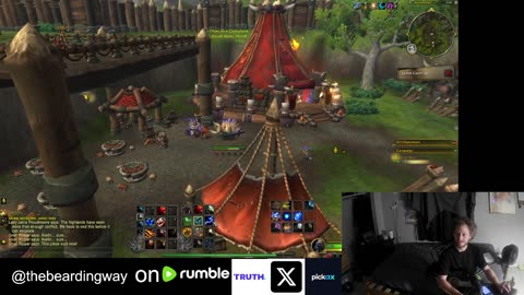 Hanging out and playing Warcraft