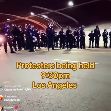 Los Angeles Protesters being HELD & ARRESTED?? #Mass Deportation Protests 2/3