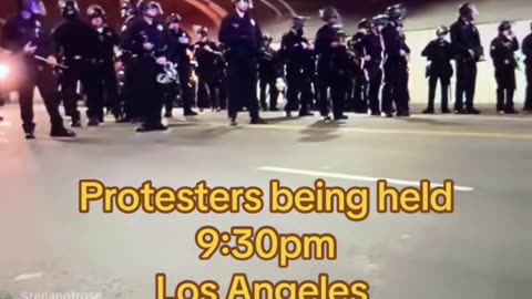 Los Angeles Protesters being HELD & ARRESTED?? #Mass Deportation Protests 2/3