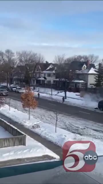 Different view and she did hit the ICE agent