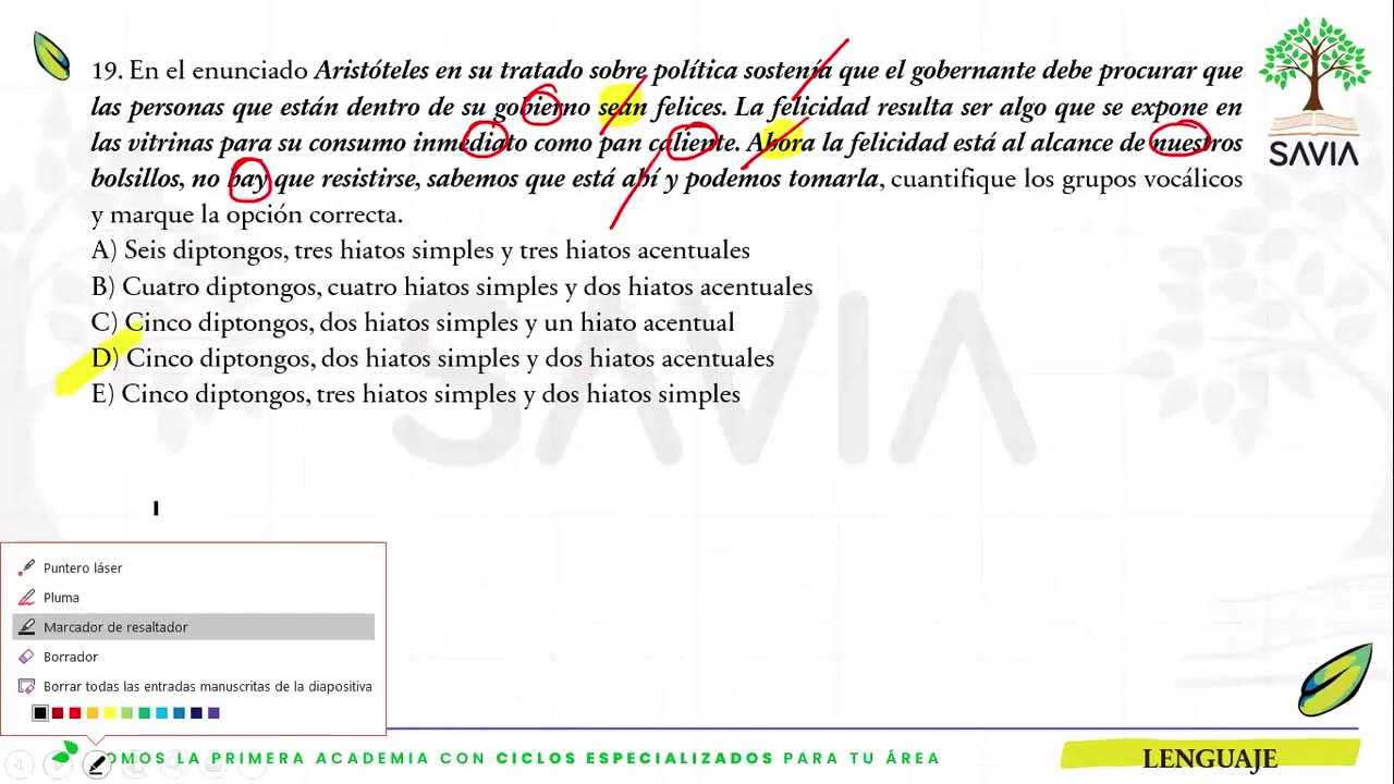 SAVIA REGULAR 2025 | Semana 04 | Lenguaje