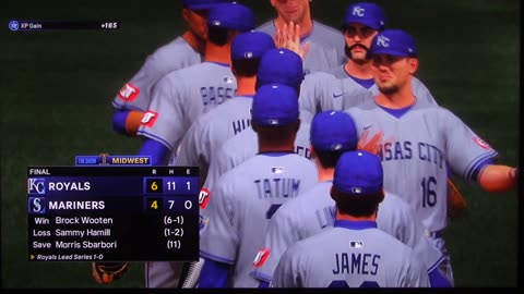 MLB The Show: Kansas City Royals vs Seattle Mariners (S24 G43)