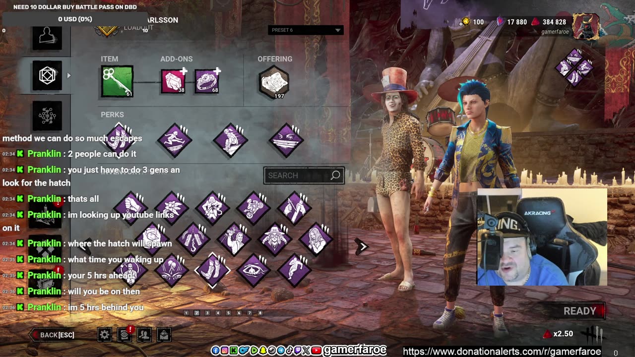 playing dead by daylight new survivior and new killer
